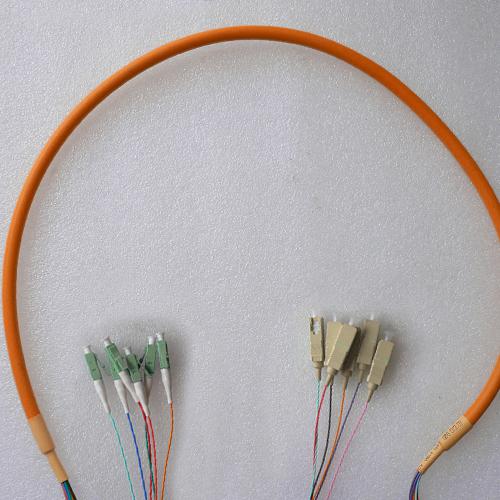 6 Fiber LC/PC SC/PC 50/125 OM2 Multimode Patch Cable