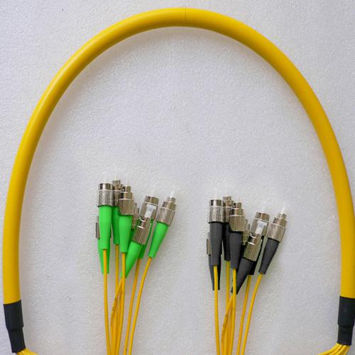 8 Fiber FC/APC FC/UPC 9/125 OS2 Singlemode Patch Cable