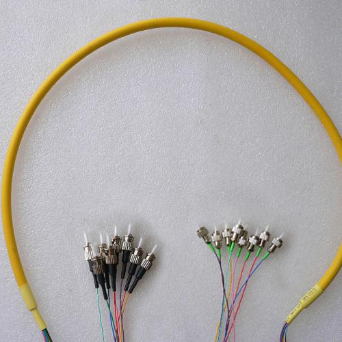 8 Fiber FC/APC ST/UPC 9/125 OS2 Singlemode Patch Cable