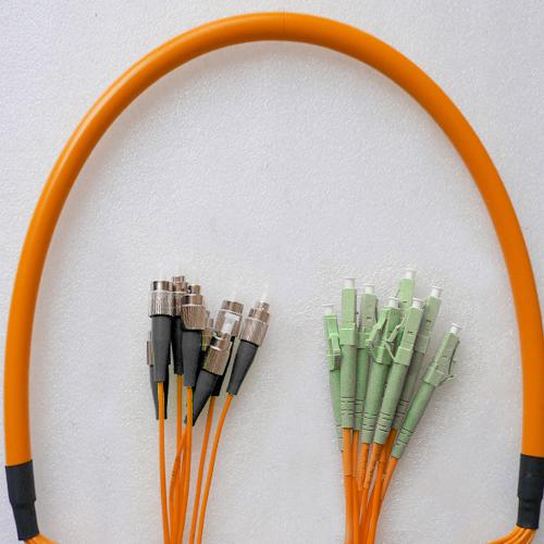 8 Fiber FC/PC LC/PC 62.5/125 OM1 Multimode Patch Cable