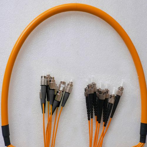 8 Fiber FC/PC ST/PC 62.5/125 OM1 Multimode Patch Cable