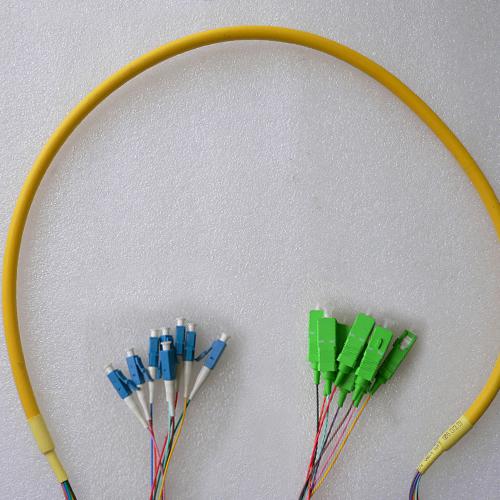 8 Fiber LC/UPC SC/APC 9/125 OS2 Singlemode Patch Cable