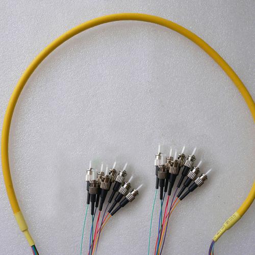 8 Fiber ST/UPC ST/UPC 9/125 OS2 Singlemode Patch Cable